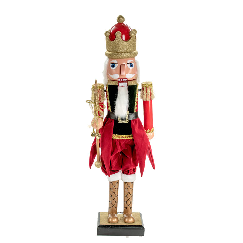 The Holiday Aisle® Standing Musical Animated Nutcracker Singing Jingle